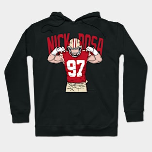 Nick Bosa Comic Style Hoodie